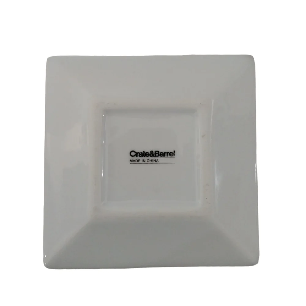 Crate & Barrel christmas plates appetizer plates